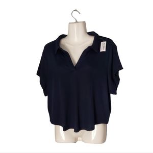 Old Navy Ribbed Collar Top XXL